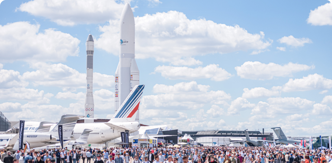 Salon international de l'aéronautique et de l'espace au Bourget (93)